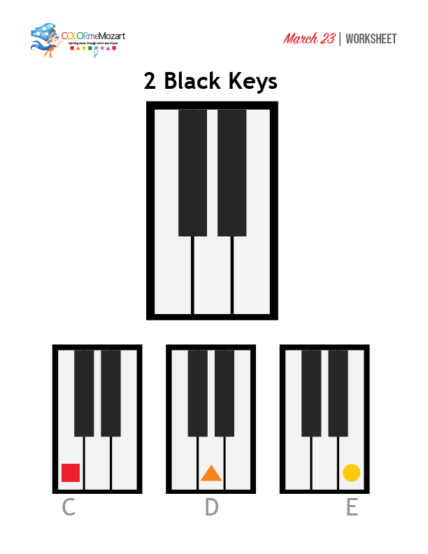 Online Music Lesson March 23 - Worksheet 3