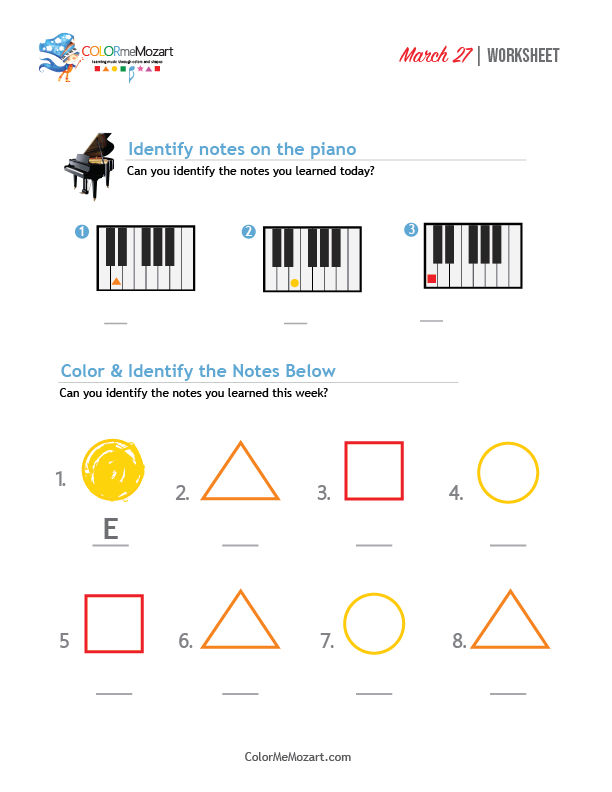 Learning at Home - March 27 - Worksheet 2