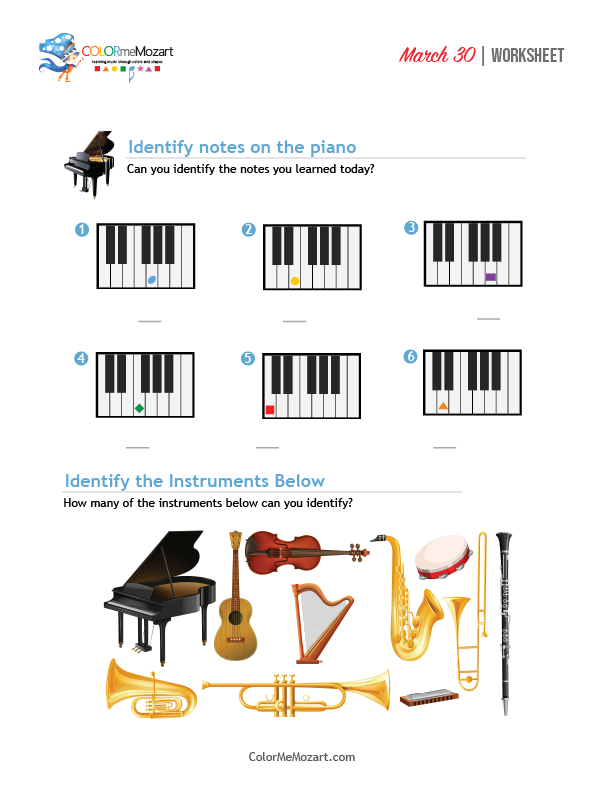 Learning at Home - March 30 - Worksheet 4