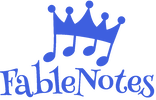 A blue crown and the word " able not ".