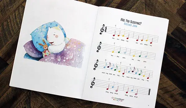 Color Me Mozart Are You Sleeping for preschoolers