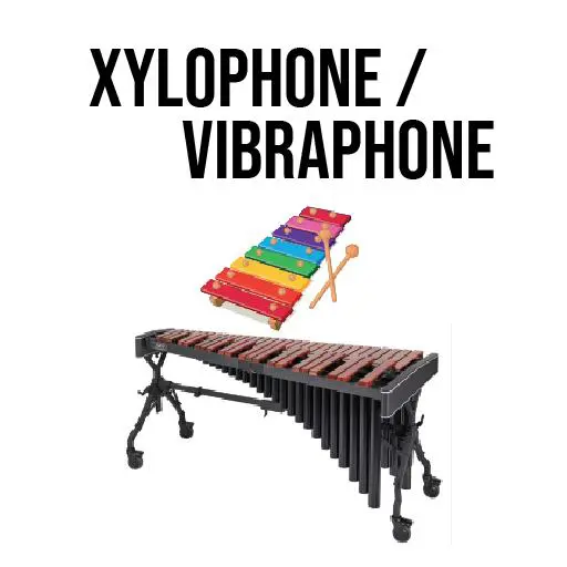 A xylophone and some other instruments