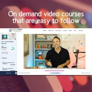 A video course is easy to follow.