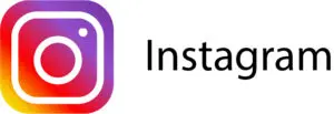 A purple and white logo for instagram.