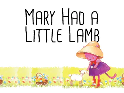 Mary Had a Little Lamb Backing Track