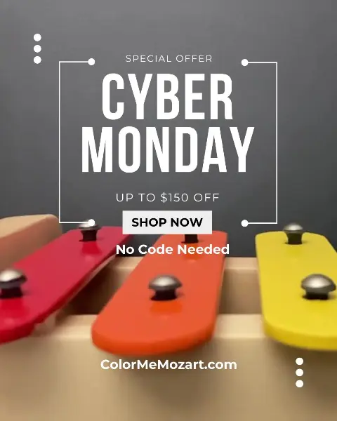 Cyber Monday Sale Color Me Mozart