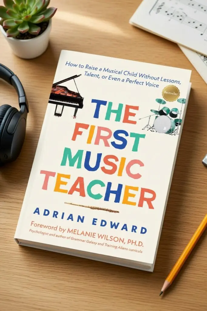 The First Music Teacher by Adrian Edward, music education backed by neuroscience for homeschooling.