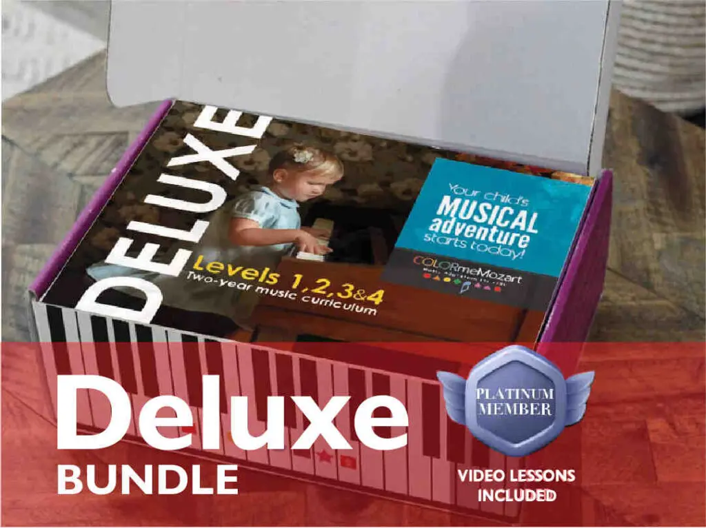 Color Me Mozart Deluxe Homeschool Music Bundle