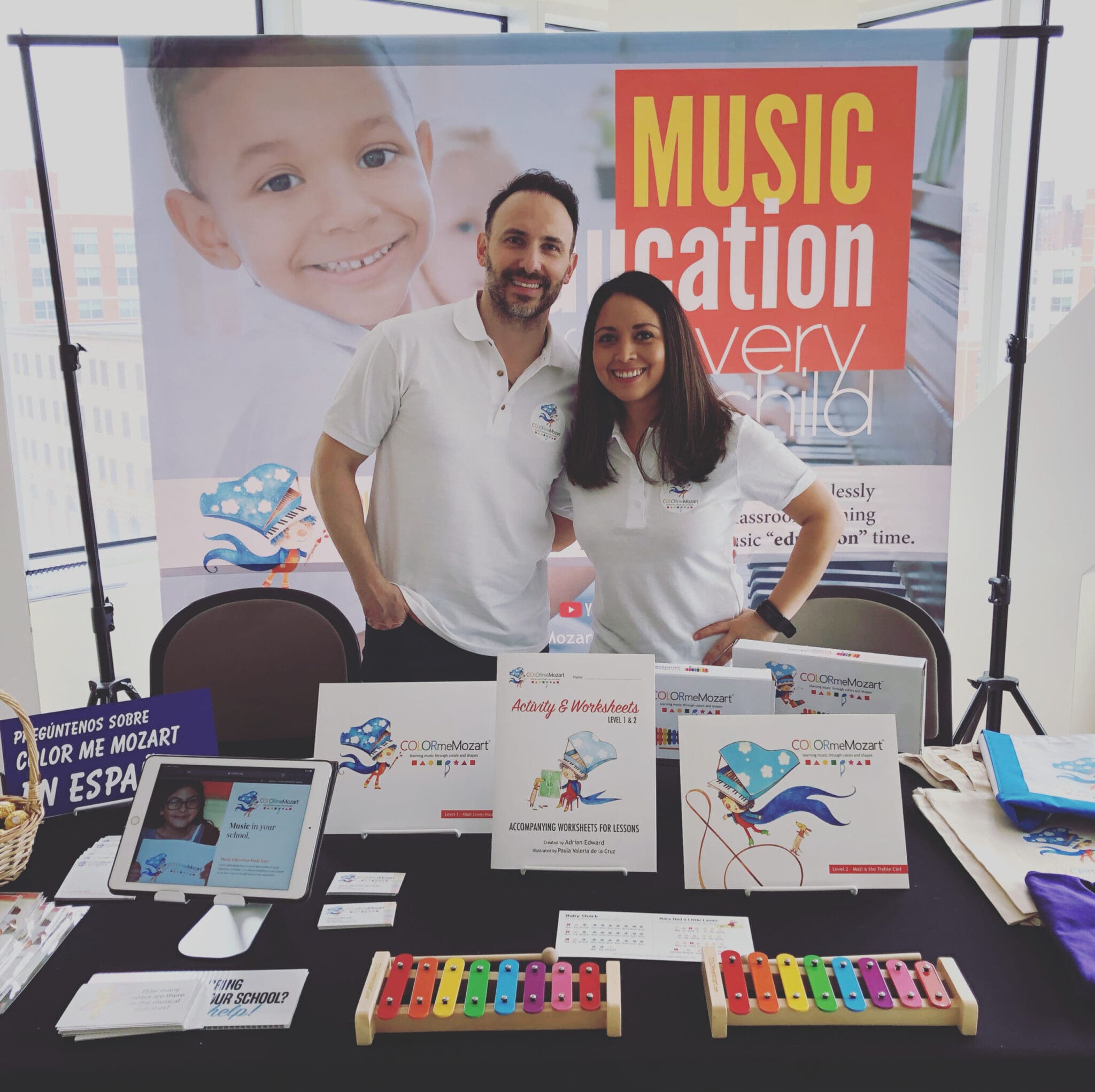 Adrian and Maria at Bronx Parent Coordinator Summit 2020