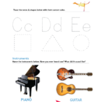 Online Music Lesson March 23 - Worksheet 1
