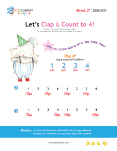 Rhythm Clap Along Learning From Home Ep 3 Color Me Mozart