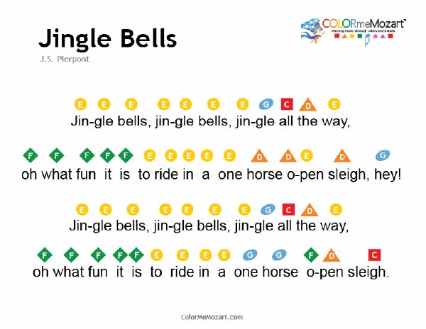 Jingle Bells Piano Notes