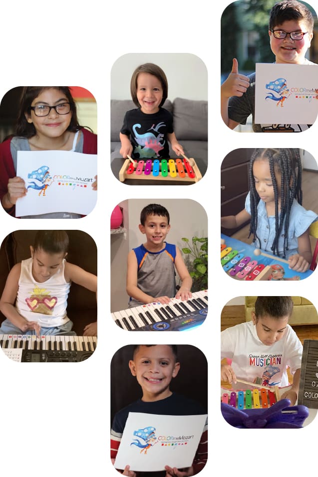 Students with Color Me Mozart