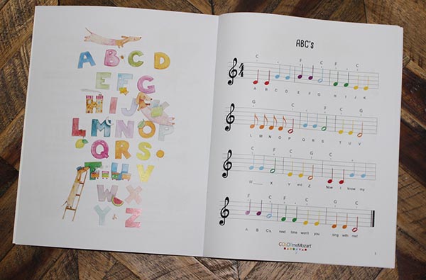Color Me Mozart ABC Song for preschoolers