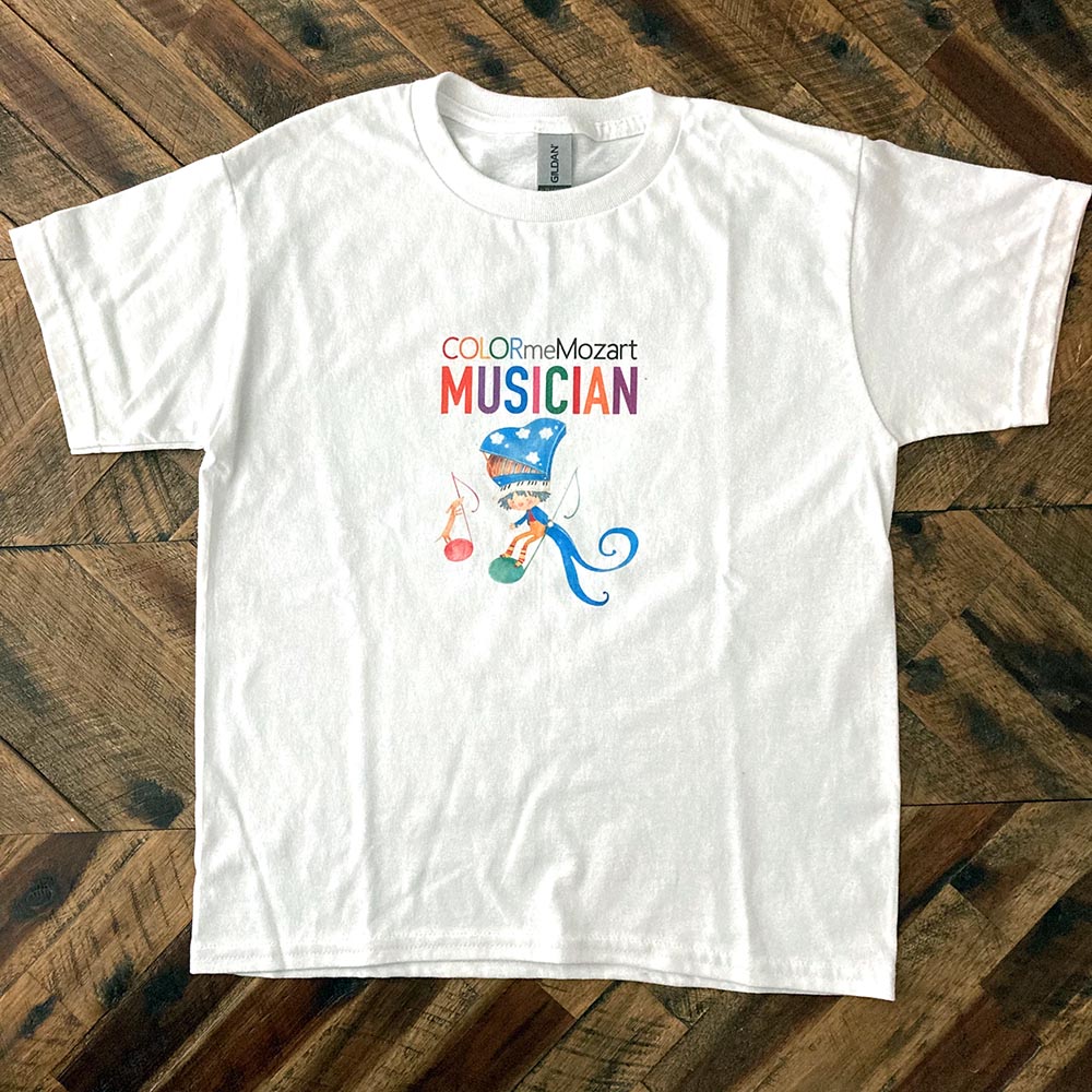 Color Me Mozart Musician T-shirt