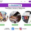 A screenshot of the website for parents. Com
