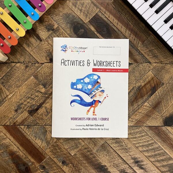 Color Me Mozart Workbook Level 1 Cover